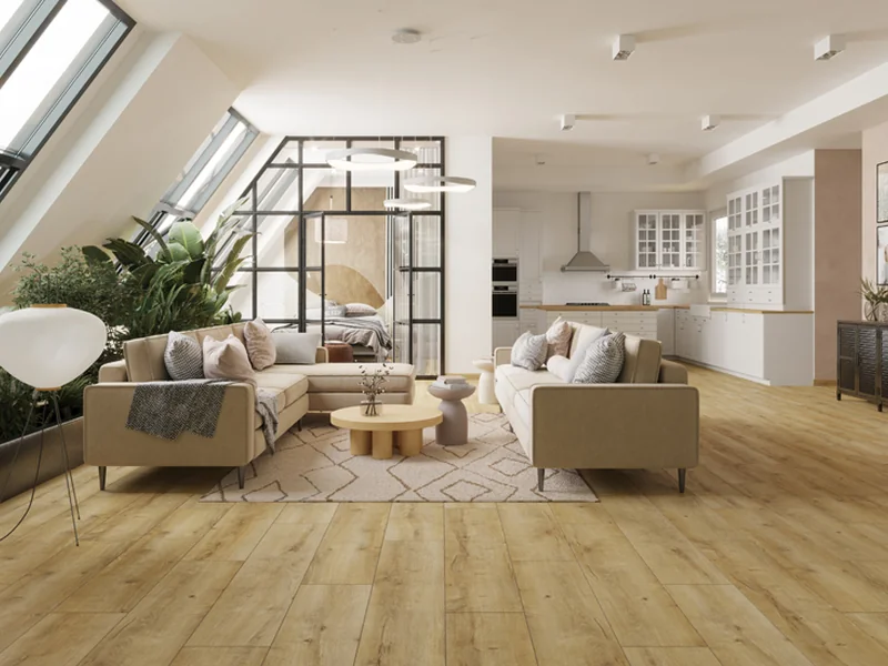 Aranżacja producenta z podłogą laminowaną Classen Casa Victory